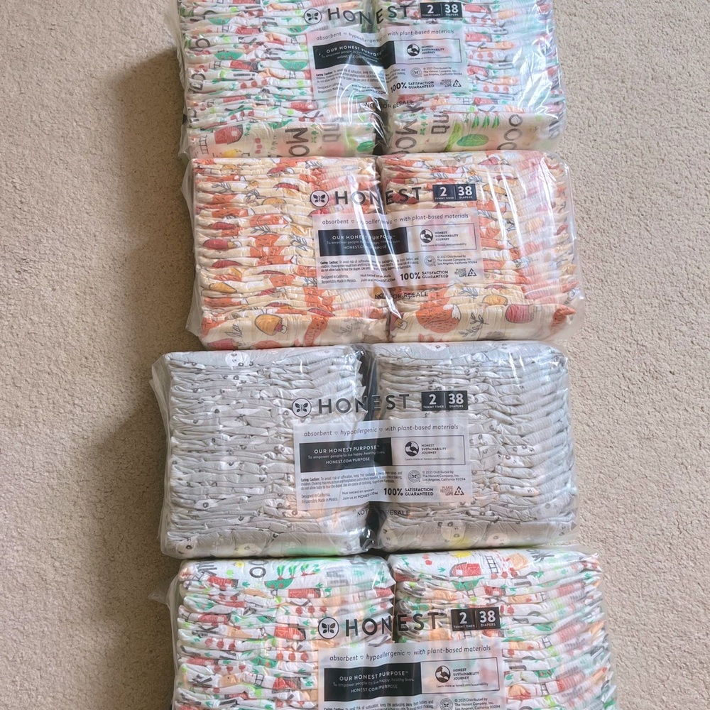 Honest Diapers Size 2